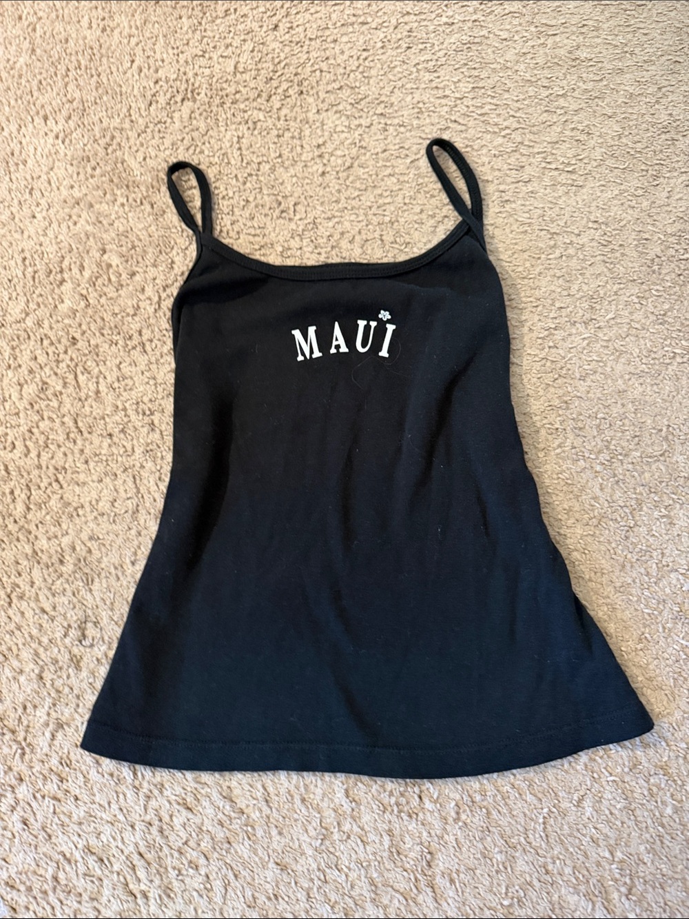 Black Maui Tank Top